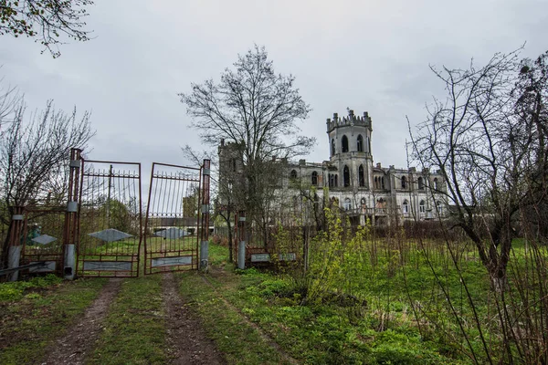 Palácio Tereschenko Estilo Neogótico Chervone Zhytomyr Oblast Ucrânia — Fotografia de Stock