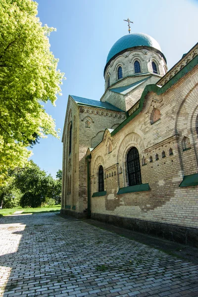 Kerk Van Bescherming Van Onze Lieve Vrouw Parkhomivka Oblast Kiev — Stockfoto