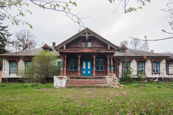 Old Wooden House Yaropovychi Zhytomyr Oblast Ukraine — Stock Photo, Image