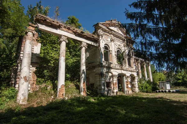 Abandonados Velhos Riuns Rude Selo Kyiv Oblast Ucrânia — Fotografia de Stock