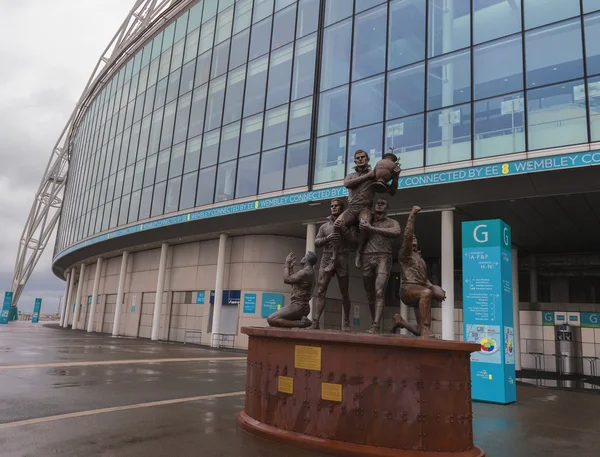 Návštěva stadionu Wembley — Stock fotografie