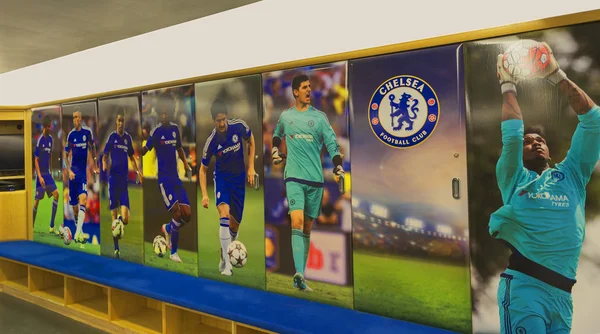 In het Stamford Bridge stadion — Stockfoto