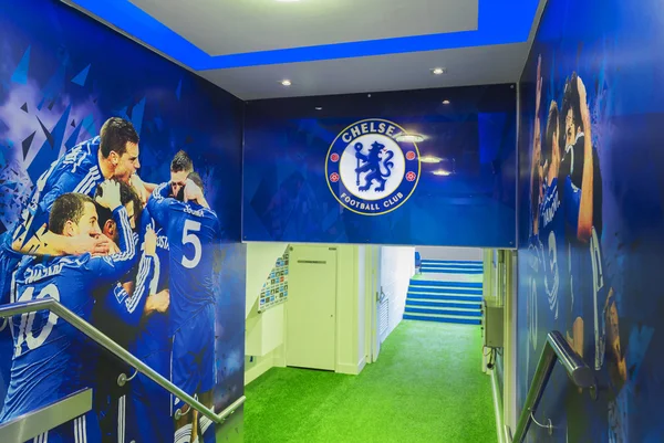 På Stamford Bridge Stadium — Stockfoto