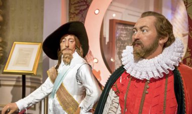 Tarihsel köşe f balmumu müzesinde