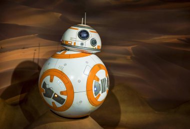 Madame Tussaud's Müzesi'nde Star Wars Salonu'nda