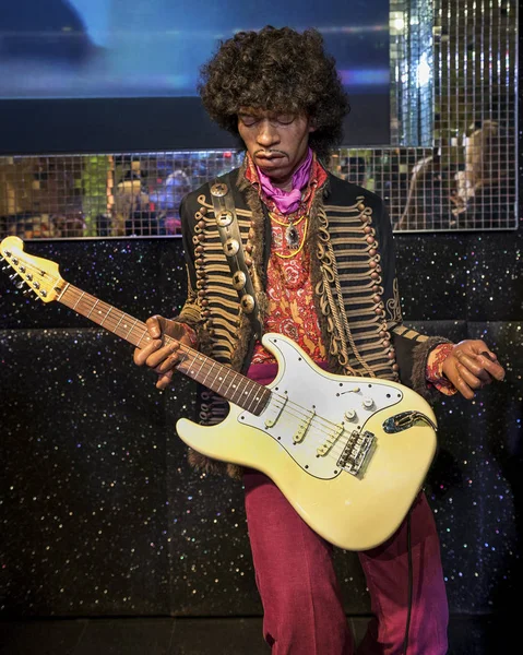 Jimi Hendrix vax fugure — Stockfoto