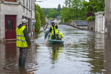 Loire Valley ağır sel