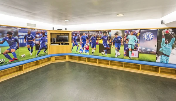 In der Umkleidekabine des FC Chelsea — Stockfoto