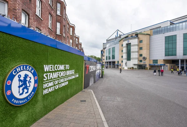 Meglátogatta Stamford Bridge-en arena — Stock Fotó