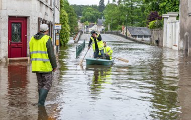 Loire Valley ağır sel