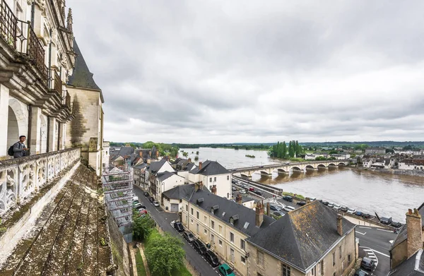 Loire Vadisi Amboise Kalesi: görüntüleyin — Stok fotoğraf