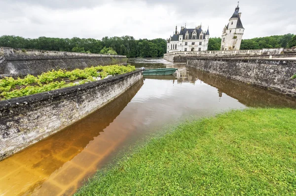 Vista del castillo de Chenonceau — Foto de Stock