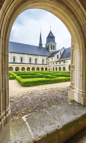 Fontevraud Kraliyet Manastırı ziyaret — Stok fotoğraf