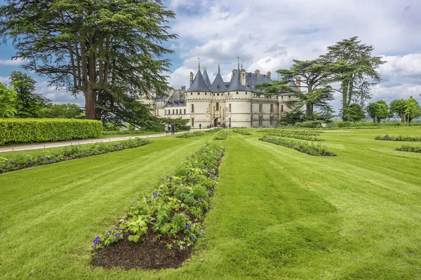 Blick auf Schloss Chaumont — Stockfoto