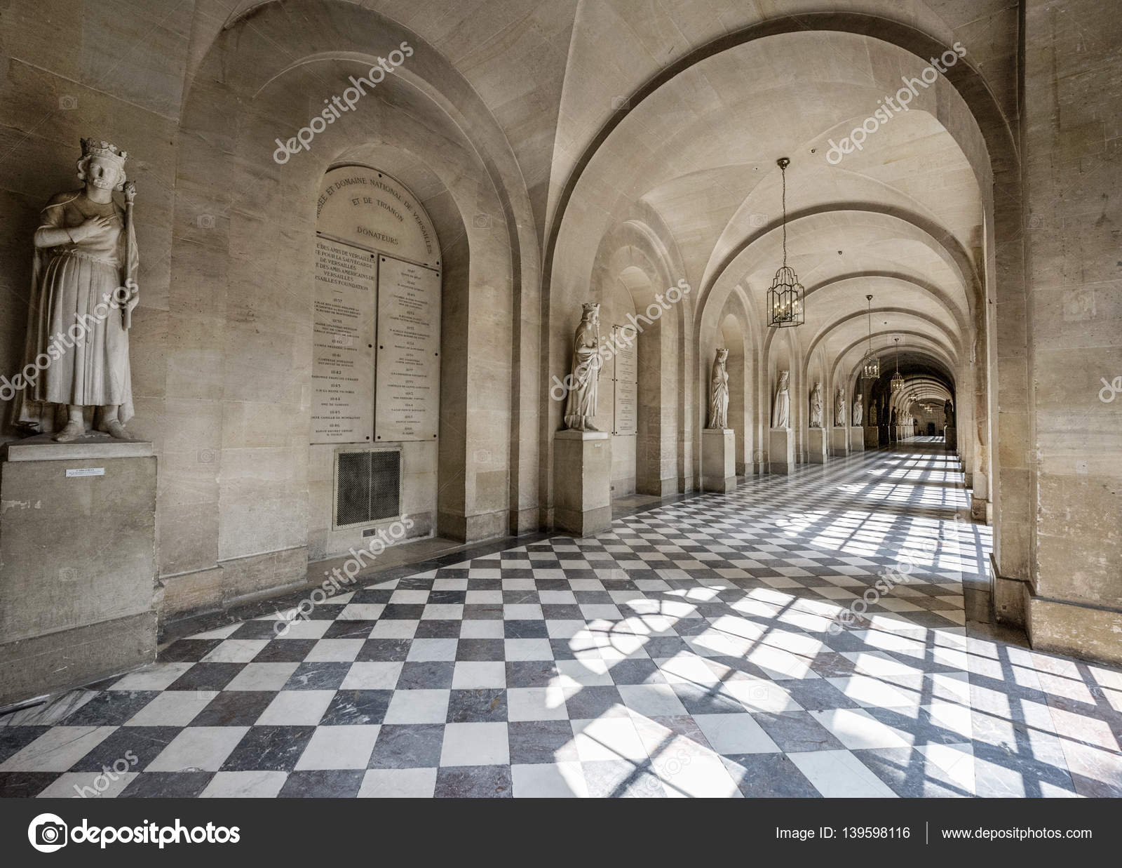 Luxuriöse Interieur des Schloss Versailles — Redaktionelles ... Luxuriöse Interieur des Schloss Versailles — Redaktionelles ...