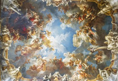 Versailles Sarayı'nın lüks tavanlar