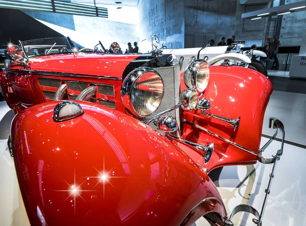 Visiting Mercedes Benz museum — Stock Photo, Image