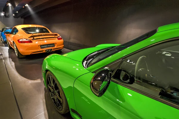 Visitando o museu Porsche — Fotografia de Stock