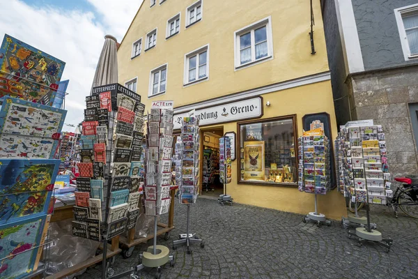 Pouliční dárkový obchod — Stock fotografie