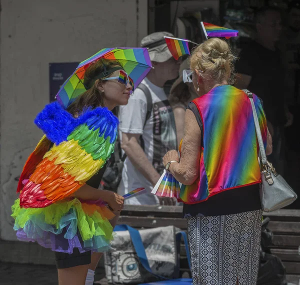 Eşcinsel (gurur) törende, Tel Aviv — Stok fotoğraf