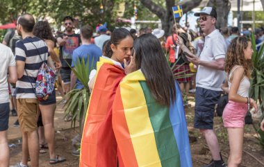 Yıllık Eşcinsel geçit töreninde, Tel Aviv