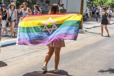 Yıllık Eşcinsel geçit töreninde, Tel Aviv