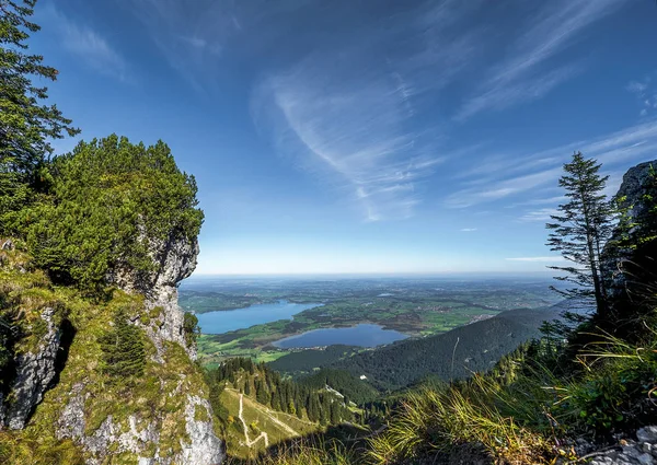 Krajina v bavorských Alpách — Stock fotografie