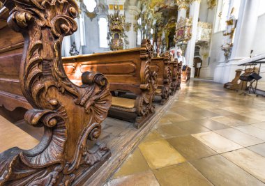 Beyaz Kilise rokoko tarzı iç