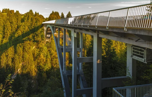 Vista Del Puente Del Diablo Baviera Alemania —  Fotos de Stock