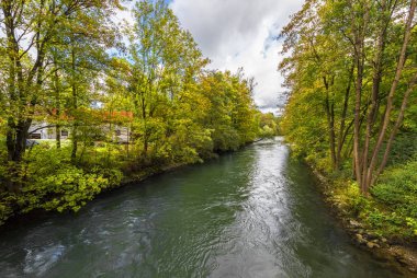 Romantic Road manzara. Almanya