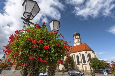 Schongau kasaba sokaklarında
