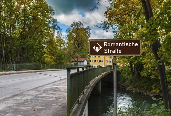 Romantic Road, Almanya - Ekim 2016: Romantic Road yol boyunca seyahat