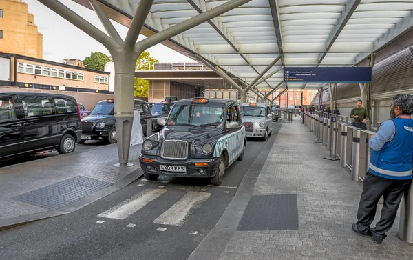 Londres Mai 2016 Station Taxi Gare Paddington — Photo