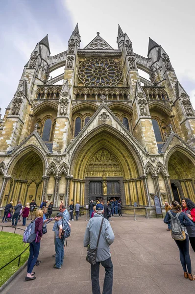 Londres Mai 2016 Entrée Abbaye Westminster — Photo