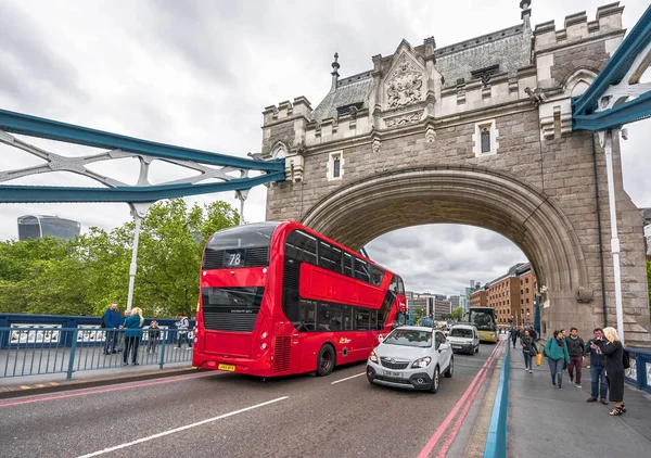 Londres Mayo 2016 Tráfico Las Calles Ciudad — Foto de Stock