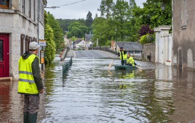 Loire Valley ağır sel