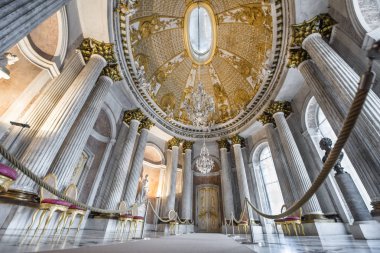 Potsdam, Almanya - Şubat 2017: Potsdam Saray etkileyici iç