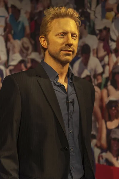 Berlin Tyskland Mars 2017 Boris Becker Voksfigur Madame Tussauds Museum – stockfoto