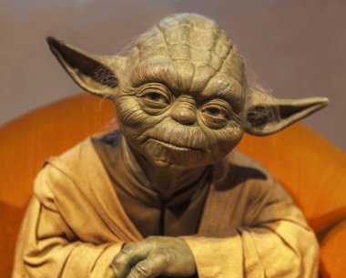 Berlin, Almanya - Şubat 2017: balmumu şekil Madame Tussaud's Müzesi'nde