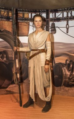 Berlin, Almanya - Şubat 2017: Rey balmumu şekil Madame Tussaud's Müzesi'nde