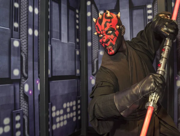 Berlin Almanya Şubat 2017 Dart Vader Balmumu Şekil Madame Tussaud — Stok fotoğraf