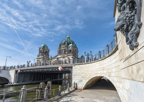 Berlin Deutschland März 2017 Flussblick Auf Den Berliner Dom Auf — Stockfoto