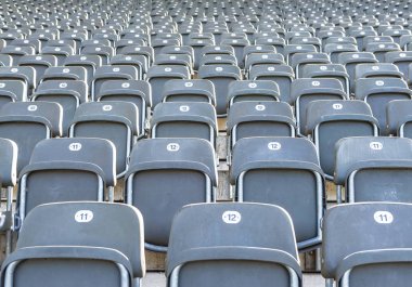 Stadyum koltukları satırları