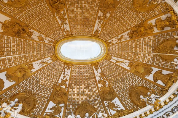 Poczdam Niemcy Marzec 2017 Sufity Imponujący Pałac Sanssouci — Zdjęcie stockowe