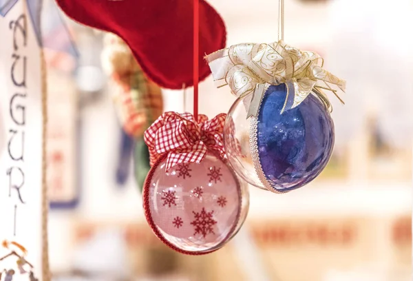 Christmas New Year Hand Made Decorations — Stock Photo, Image
