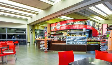 Tel Aviv, İsrail - Cafe uluslararası Ben Gurion Havaalanı
