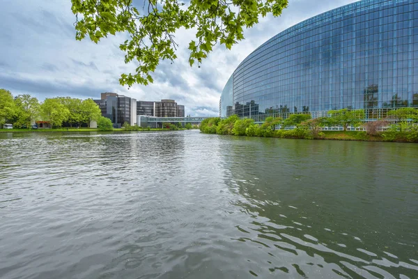 Strasbourg France Mai 2017 Point Vue Sur Construction Parlement Européen — Photo