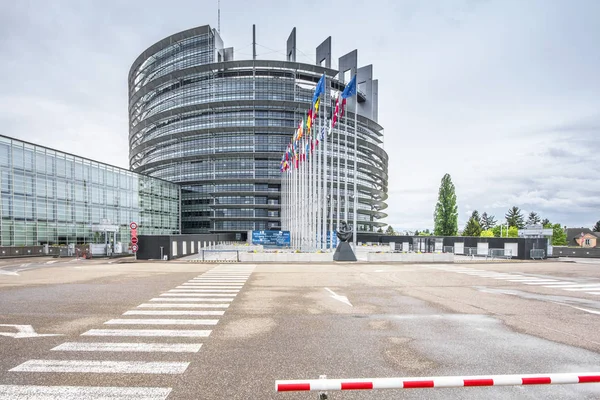 Štrasburk Francie Květen 2017 Pohled Evropský Parlament — Stock fotografie