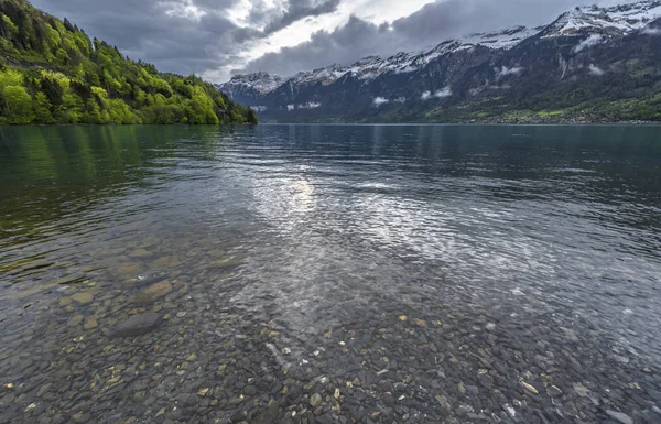 호수에서 스위스 — 스톡 사진