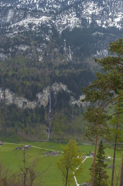 Alpine Landschaft Den Schweizer Bergen — Stockfoto